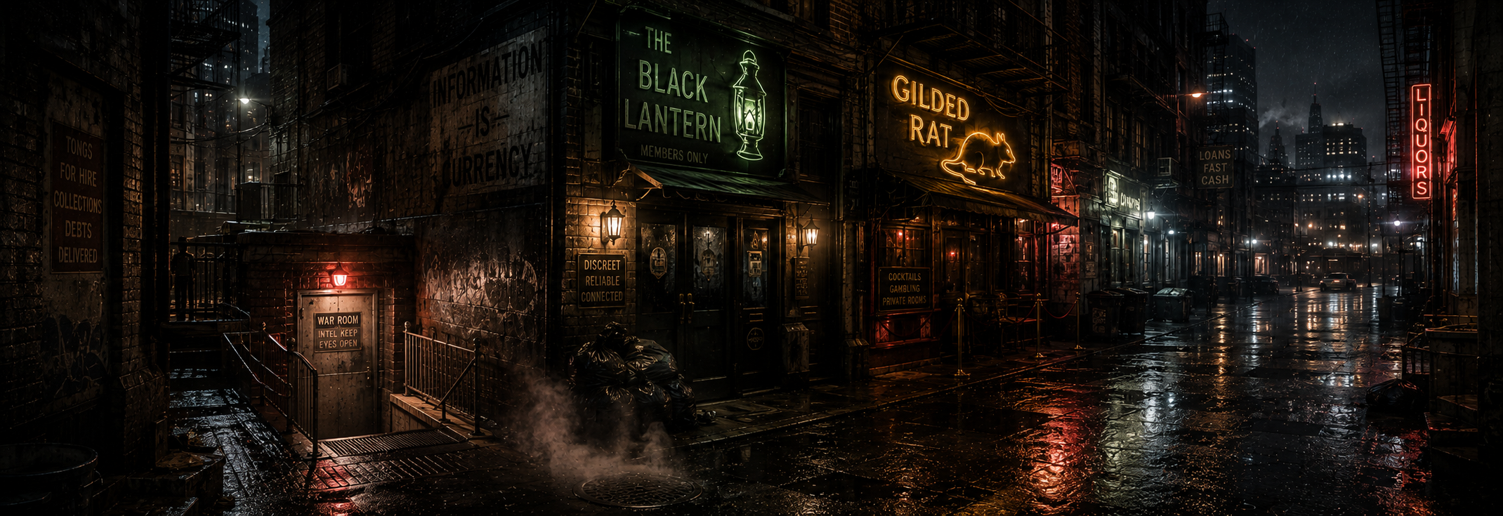 Underworld strip — Black Lantern and Gilded Rat