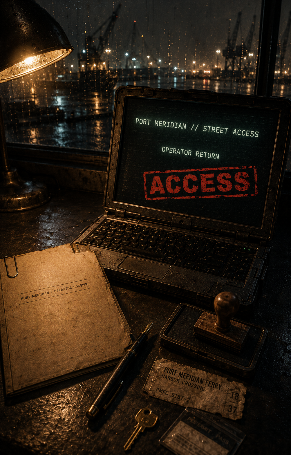 Port Meridian street access terminal